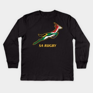 Springboks rugby, South Africa Springbok Kids Long Sleeve T-Shirt